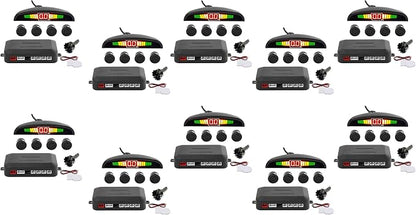 ZONETECH New 4 Parking Sensors LED Display Car Reverse Backup Radar System 10 by ZONETECH