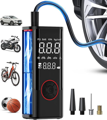 Tire Inflator Portable Air Compressor, Cordless Air Pump by InflaVive