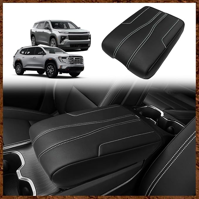 Muslogy Armrest Cover Center Console Cover Compatible by Muslogy