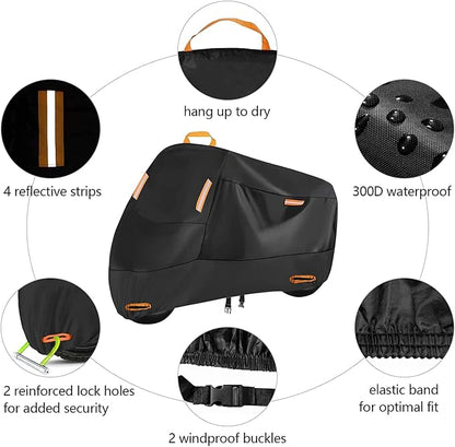 Motorcycle Cover Waterproof Outdoor - Image 2