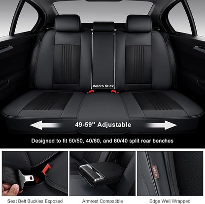Car Seat Covers Full Set, Front and Rear Seat Covers - Image 6