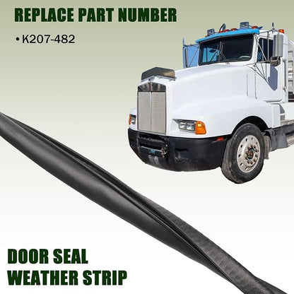 ZONFANT Cab Rubber Weatherstrip Car Door Seal Compatible - Image 2