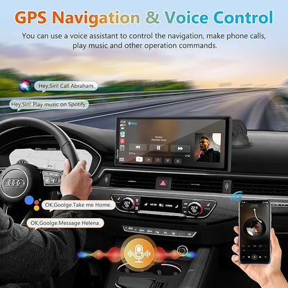 CARPURIDE W125S 11.26 Inch HD Wireless Carplay & Android Auto Screen, 4K - Image 5