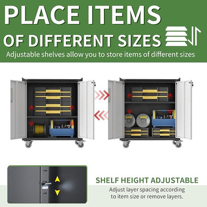 Metal Garage Storage Cabinet - Image 5