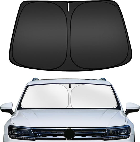 ARISMOTOR Windshield Sun Shade for Volkswagen Tiguan 2018-2025, Custom Fit by ARISMOTOR