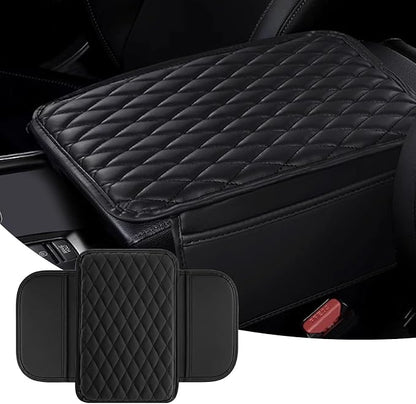 Car Center Console Cover, Upgraded Leather Arm Rest Cover by Unknown