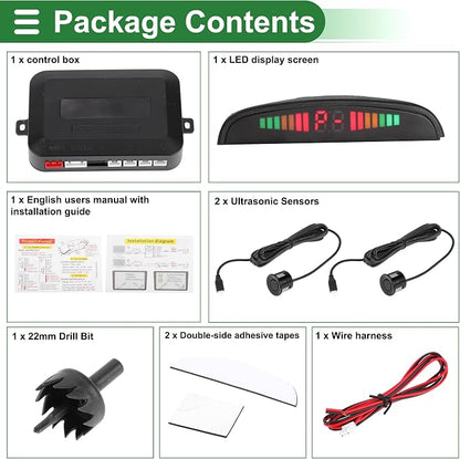 Motoforti Universal Car Auto Vehicle Reverse Backup Radar System Reverse - Image 8