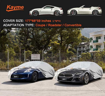 Kayme 6 Layers Car Cover Waterproof All Weather - Image 7