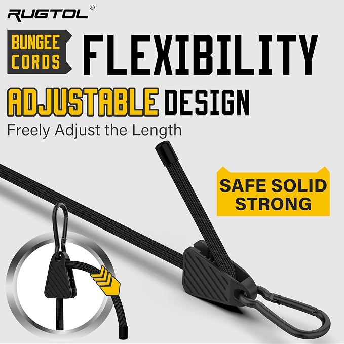 Upgraded Adjustable Bungee Cords - Image 3