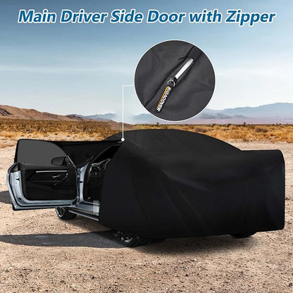 Waterproof Car Covers for Chevrolet El Camino 1964-1967, 420D Oxford Cloth Sun - Image 4