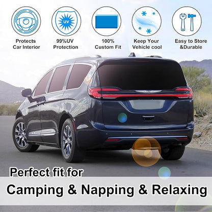 TINGLU Window Shades for Chrysler Pacifica Minivan 2017-2025 Accessories Full - Image 6