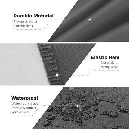 MORNYRAY Compatible with Toyota Tacoma, Car Cover Outdoor Waterproof Sun Rain - Image 5