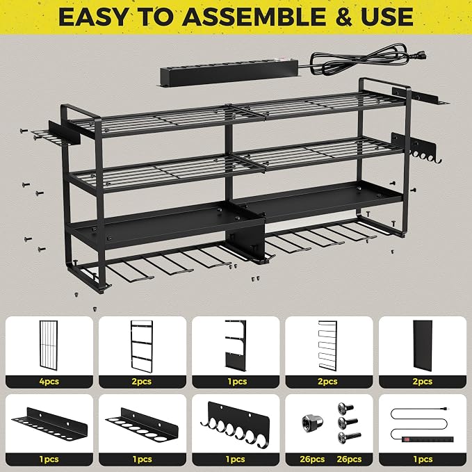 3 Pack Power Tool Organizer Wall Mount - Image 6