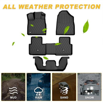 2025 Pilot Floor Mats & Cargo Liner & Backrest Mat Fit - Image 9