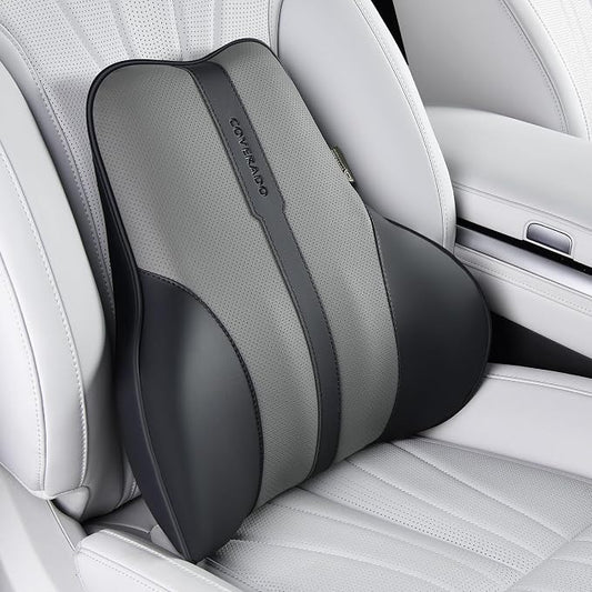 Coverado Lumbar Support Pillow for Car, Ergonomic Memory Foam Back Pillow for by COVERADOAUTO