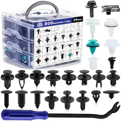 801pcs Car Push Retainer Clips by UNENDA