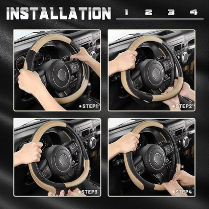 SEG Direct Car Steering Wheel Cover - Image 6