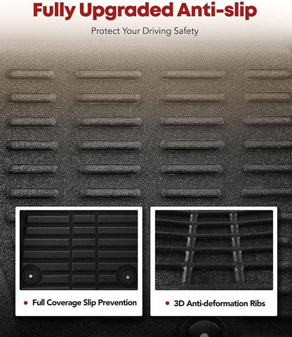 YHTAUTO Automotive All Weather Floor Mats Compatible - Image 4