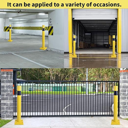 4 Pack 4" Diameter SpringBack Safety Bollard Post - Image 7