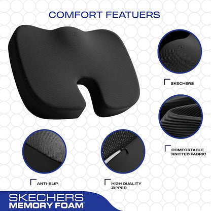 Skechers Memory Foam Seat Cushion, Office Chair Cushion - Image 3