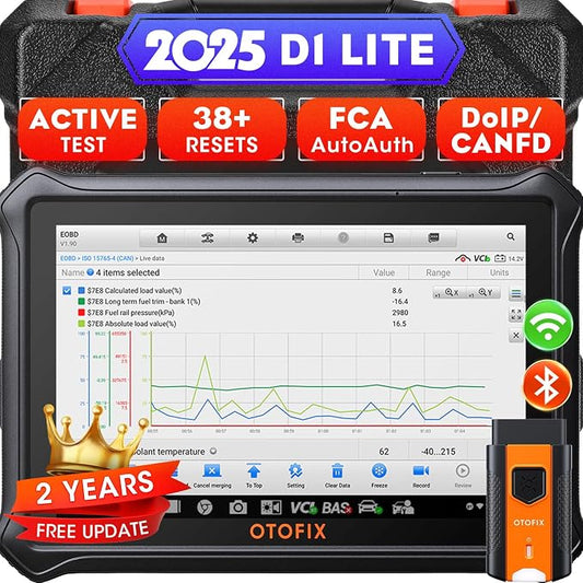 OTOFIX D1 Lite 2025 Bidirectional Scan Tool, 2 Years Free Update, 38+ Services by OTOFIX