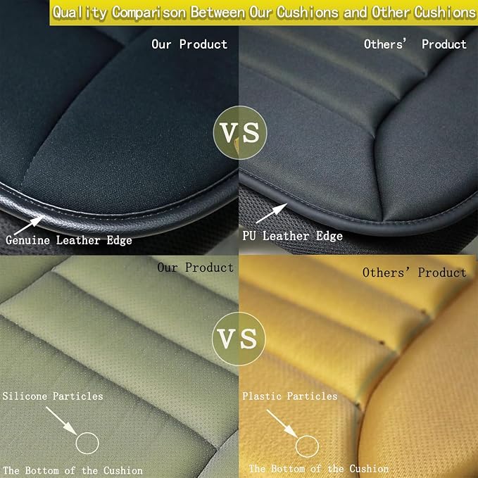 Car Seat Cushion Memory Foam Thin Seat Cushion - Image 2
