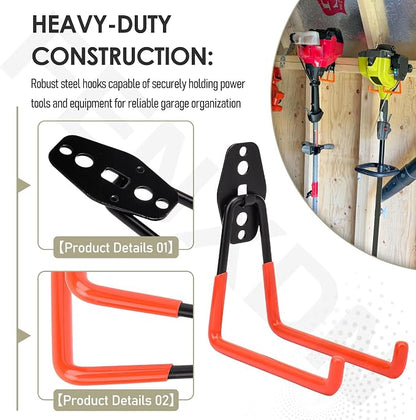 4 Pack Garage Storage Hooks Attachment - Image 3