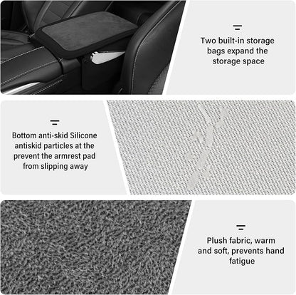 SINGARO Car Leather Center Console Cover - Image 3