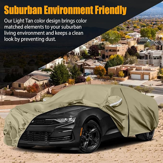 Waterproof Car Covers Replace for 2010-2025 Chevy Camaro, Windproof Bands for - Image 5