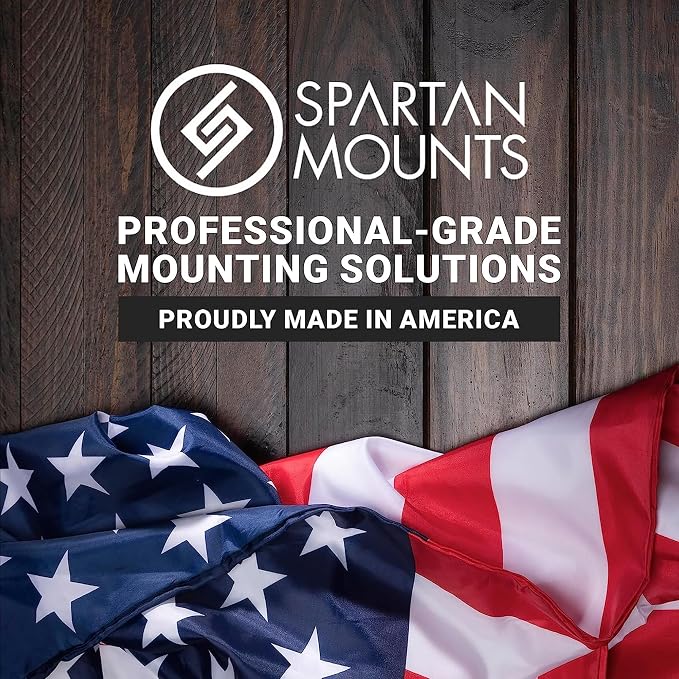 Spartan Mounts Universal Pistol Revolver Wall Mount | Display Hook Adapter Bore - Image 5