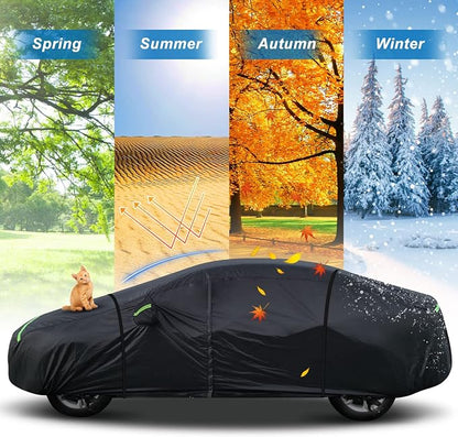 for Mercedes Benz E Car Cover Waterproof All Weather Heavy Duty Protection - Image 6