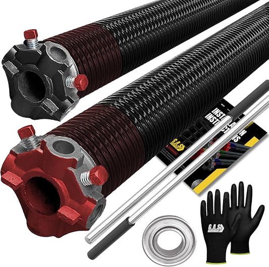Garage Door Torsion Spring 234x1.75x33 Includes 1” Steel Bearing, Non-Slip by GASHardware