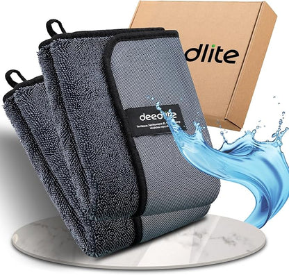 Shiny Bath Wipes Shower Cleaning Cloths, Premium Car Drying Towel | Ultra by Deedlite