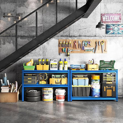 48" W Garage Shelving Heavy Duty, 1000LBS Loads Adjustable Garage Storage - Image 2