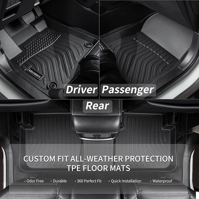 KELCSEECS® Floor Mats Custom for Chevrolet Chevy Colorado & GMC Canyon 2023 - Image 2