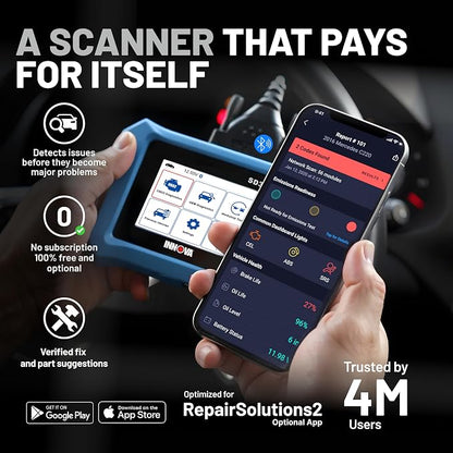 Innova SD35 OBD2 Scanner – ABS, TPMS & Check Engine Code Reader, Live Data - Image 4