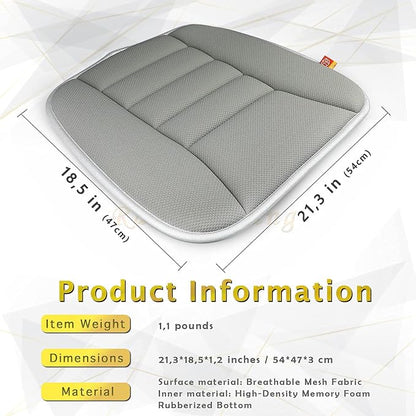 Car Seat Cushion Memory Foam Thin Seat Cushion - Image 4