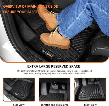 Binmotor-All Weather Floor Mats Cargo Liner Set - Image 3