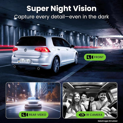 GEARit 3-Channel Dash Cam - Image 3