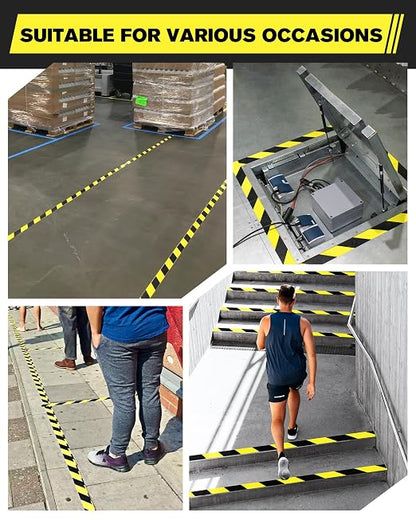 Floor Marking Tape, 2 INx108 FT Strong Adhesive Caution Tape, High Durability - Image 8