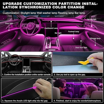 Acrylic Interior Car LED Strip Light - Image 6
