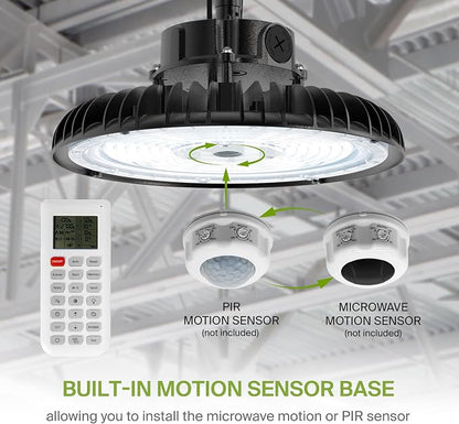 ASD LED High Bay UFO Light Fixture, Commercial Shop Lighting | Dimmable - Image 8