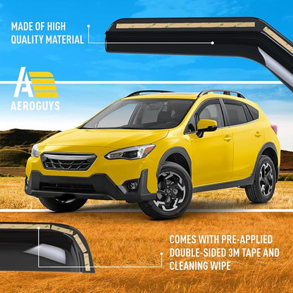 Extra Durable Window Deflectors in-Channel Window Visors Rain Guards Fit - Image 6