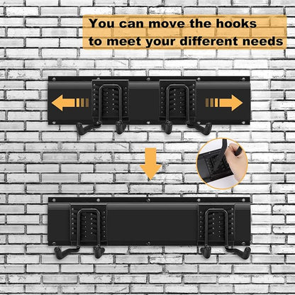 Garage Tool Organizer and Hanging Storage Rack, Heavy Duty Hooks - Image 5