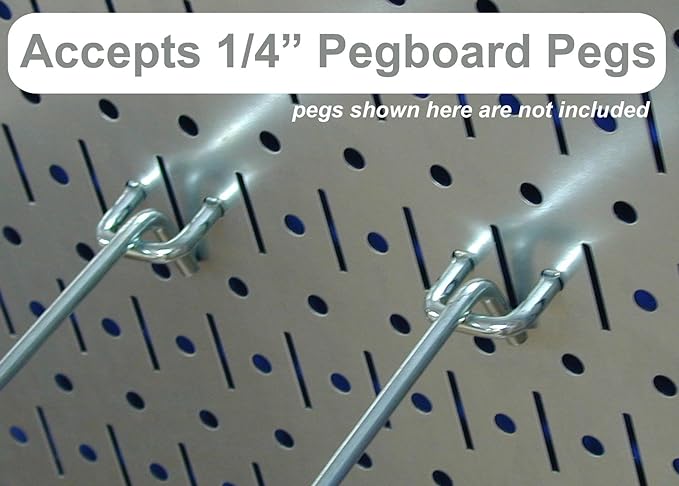 Wall Control Metal Pegboard Organizer Utility Tool Storage and Garage Pegboard - Image 3