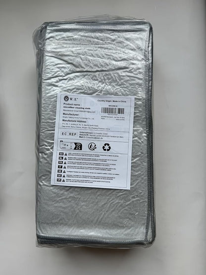 Microfiber Cleaning Cloth Grey-50Pcs 2100 Series Ultra Soft Highly Absorbent - Image 7