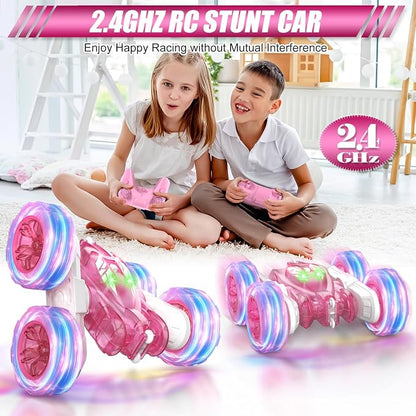 Pink Remote Control Car for Girls Rechargeable Fast Direct Charging RC Cars for - Image 3