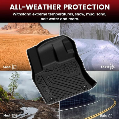 LASFIT Floor Mats & Cargo Mats for Volkswagen Taos 2022-2025, All Weather TPE - Image 5