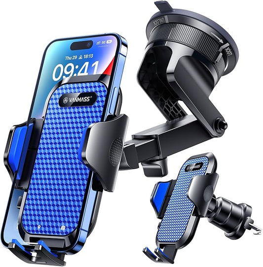 VANMASS Ace Car Phone Holder Mount New Upgraded Handsfree Cell Phone Holder Car by VANMASS