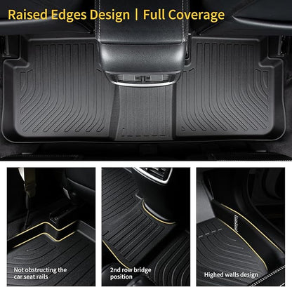 GINOWY-Floor Mats for Acura TLX 2021-2024 2025 All Weather Car Floor Mats TLX - Image 4
